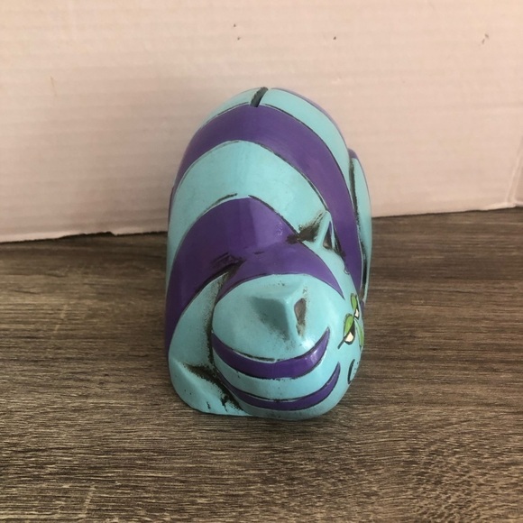 Vtg Pride Creations Striped Cat Coin Bank - Picture 5 of 11